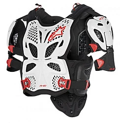Alpinestars A-10 Full Chest Protector панцирь, бело-черный