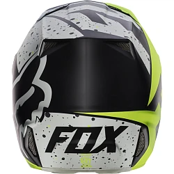 Fox Racing V2 Nirv шлем кроссовый, серо-желтый