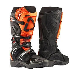 Leatt 5.5 FlexLock Enduro Evo Black/Orange мотоботы, черно-оранжевый