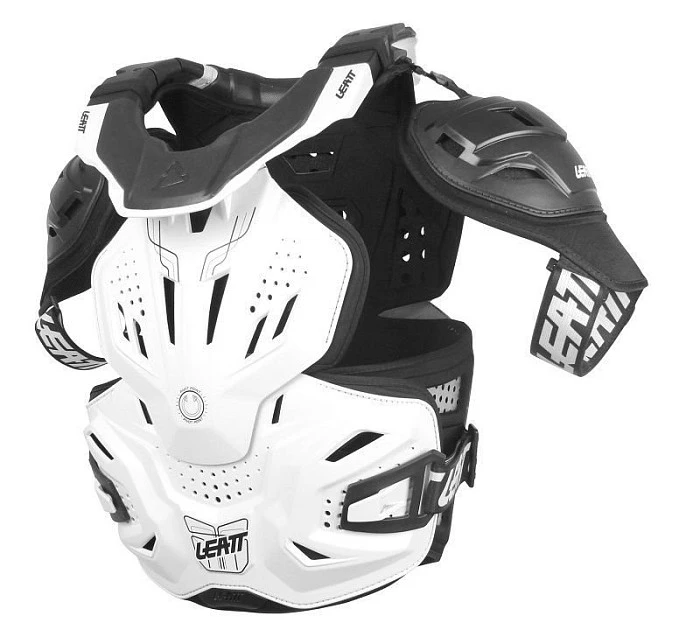 Leatt  Fusion 3.0 панцирь+защита шеи, белый