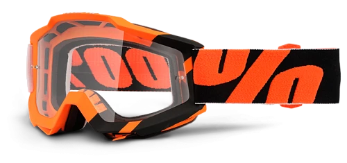 100% Accuri Wildblast Clear Lens мотоочки, оранжево-черный
