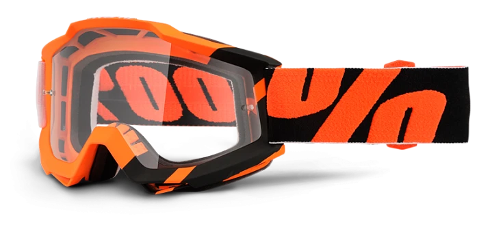 100% Accuri Wildblast Clear Lens мотоочки, оранжево-черный