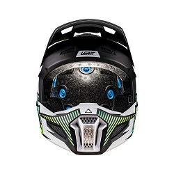 Leatt Kit Moto 3.5 V26 Storm Teal шлем кроссовый + Vizion 3.5 мотоочки