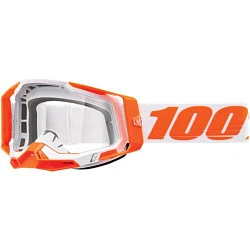 100% Racecraft 2 Orange / Clear Lens мотоочки