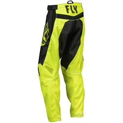 Fly Racing F-16 2023 Black/Hi-Vis мотоштаны подростковые