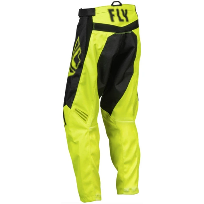 Fly Racing F-16 2023 Black/Hi-Vis мотоштаны подростковые