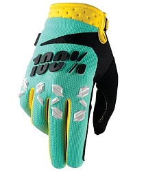 100% Airmatic мотоперчатки, зеленый