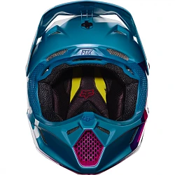 Fox Racing V3 Creo шлем кроссовый, бирюзово-розовый