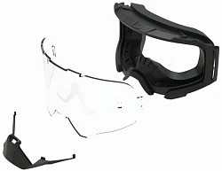 Leatt Velocity 4.5 Stealth / Clear 83% мотоочки, двойная линза
