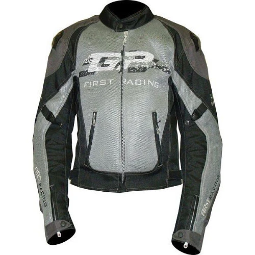 First M109 Мотокуртка летняя, серо-черный
