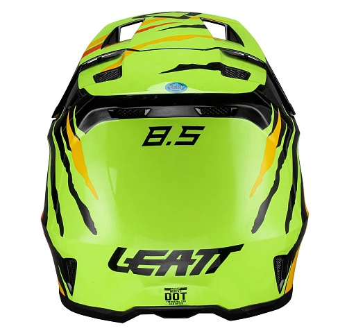 Leatt Kit Moto 8.5 V23 Citrus Tiger шлем кроссовый + Velocity 5.5 мотоочки