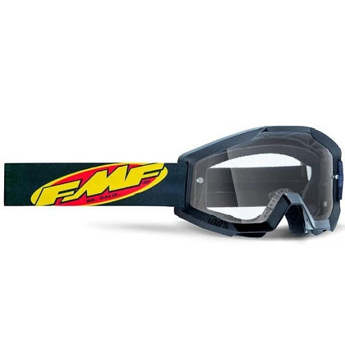 FMF Powercore Core Black мотоочки подростковые прозрачная линза