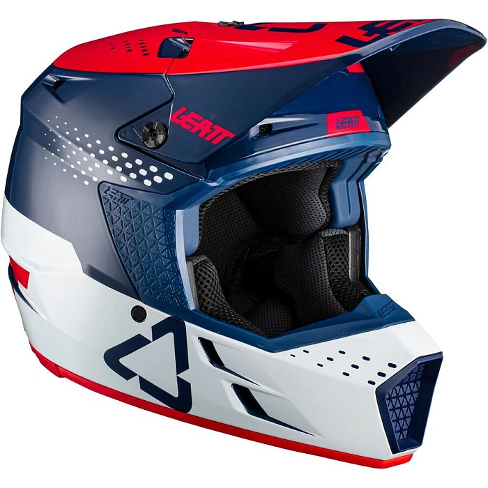 Leatt GPX 3.5 2021 Red/Blue шлем кроссовый