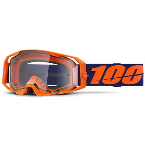 100% Armatic Neon Orange / Clear Lens мотоочки