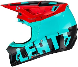 Leatt Kit Moto 7.5 V23 Fuel шлем кроссовый + Velocity 4.5 мотоочки