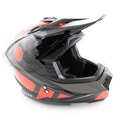 Ataki MX801 Strike шлем кроссовый, черно-оранжевый