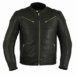 First Heritage CM Мотокуртка мужская, кожа 1,5 мм, черный