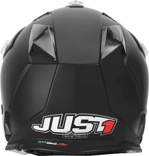 Just1 J32 PRO Solid шлем кроссовый, черный матовый
