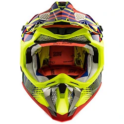 LS2 MX470 Subverter Bomber шлем кроссовый, желто-сине-красный