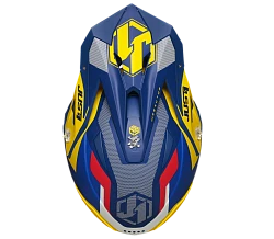 Just1 J39 Reactor Yellow-Blue шлем кроссовый