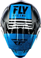 Fly Racing Toxin MIPS Embargo шлем кроссовый, черно-синий