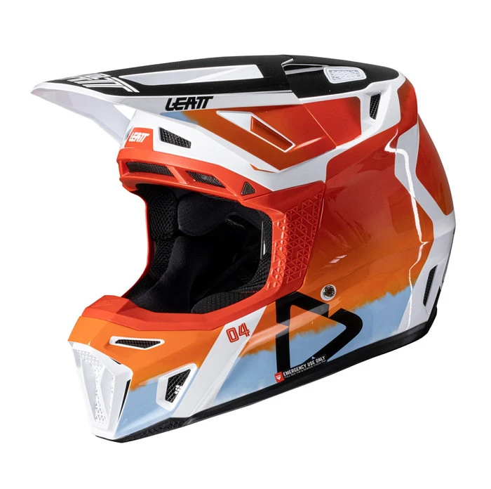 Leatt Kit Moto 8.5 V25 Glamis шлем кроссовый + Velocity 5.5 мотоочки