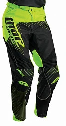 Thor Core Hux мотоштаны, черно-зеленый