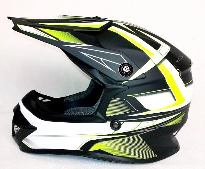 Ataki SC-15 Rift шлем кроссовый детский, желто-черный
