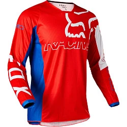 Fox Racing 180 Skew Youth White/Red/Blue джерси подростковая