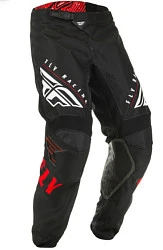 Fly Racing Kinetic K220 2020 мотоштаны, красно-бело-черный