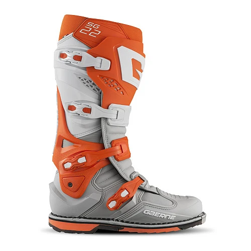 Gaerne SG22 Orange/White/Grey мотоботы кроссовые