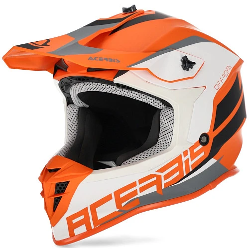 Acerbis Linear Orange/White шлем внедорожный