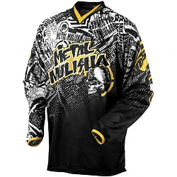 MSR Metal Mulisha Volt джерси, черно-бело-желтый