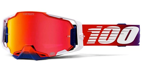 100% Armega Factory / Hiper Red Lens мотоочки