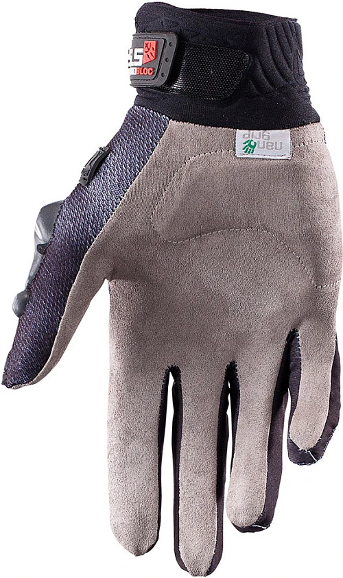 Leatt GPX 5.5 Windblock мотоперчатки, черно-серый