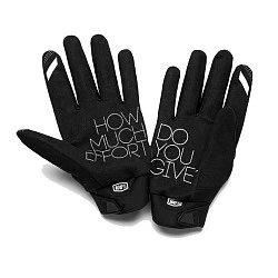 100% Brisker 2025 Heather Grey мотоперчатки