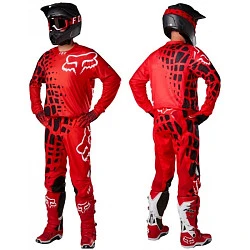 Fox 360 Grav мотоперчатки, красный