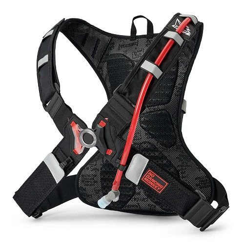 USWE Raw 4L Hydration Pack (3L) Carbon Black рюкзак-гидропак, черный