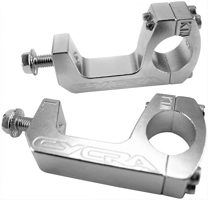 Cycra U-Clamp Set Twinwall кронштейны крепления к рулю 28мм, серый
