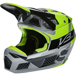 Fox Racing V3 RS 2022 Riet Flow Yellow шлем кроссовый