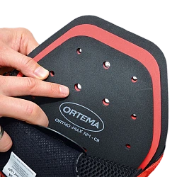 Ortema Ortho-Max Light защита спины, черно-красный