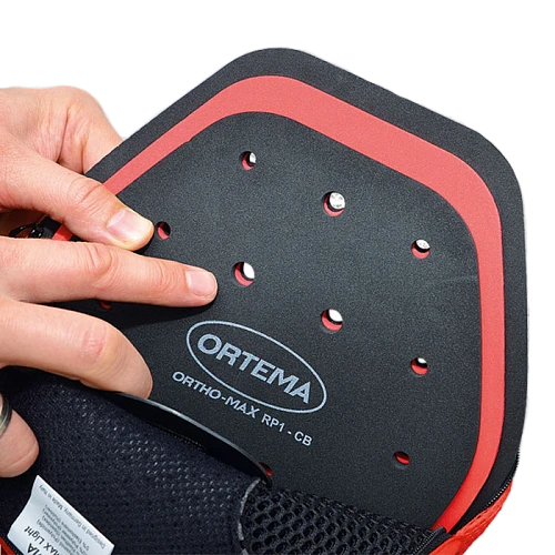 Ortema Ortho-Max Light защита спины, черно-красный