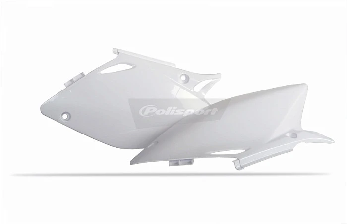 Polisport щиток бокового номера CRF450R 02-04, белый (8600900001)