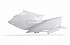 Polisport щиток бокового номера CRF450R 02-04, белый (8600900001)