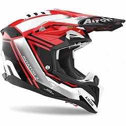 Airoh Aviator 3 League Red Gloss шлем внедорожный