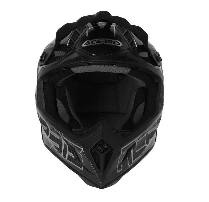 Acerbis Steel Carbon 22-06 Black/Grey шлем внедорожный, черно-серый