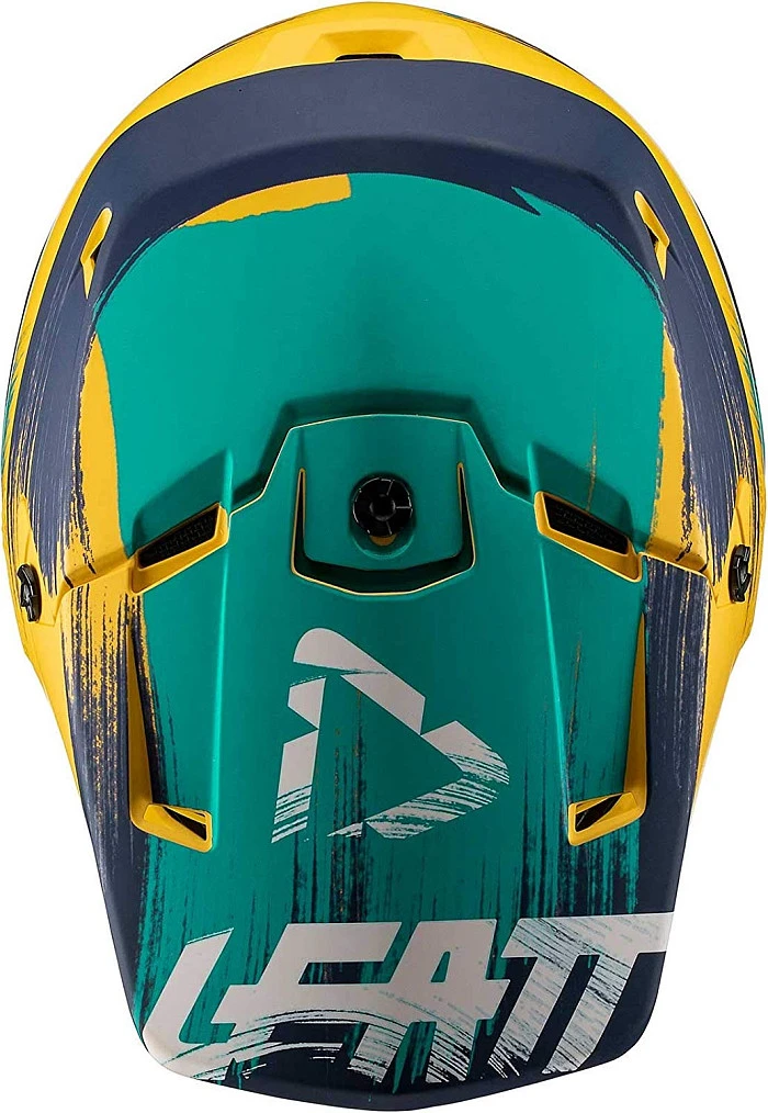 Leatt GPX 3.5 шлем кроссовый, желто-синий