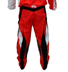 Ataki Impact мотоштаны, красно-белый