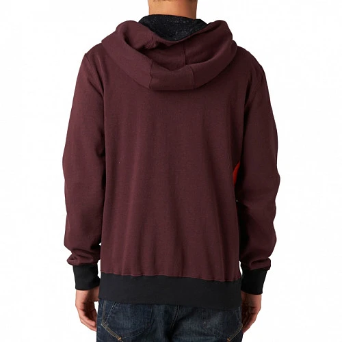 Fox Tainted Zip Fleece толстовка, коричневый
