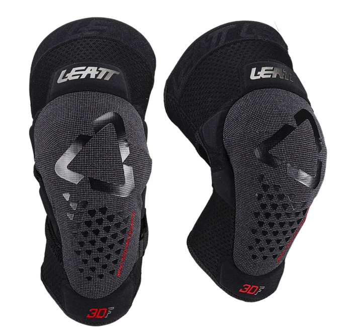 Leatt 3DF 5.0 Evo Black наколенники короткие, черный